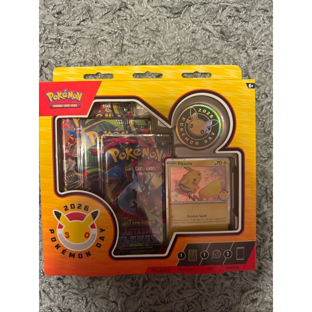 NWT Pokémon 2026 Pokémon Day Trading Card Collection Box- Sealed